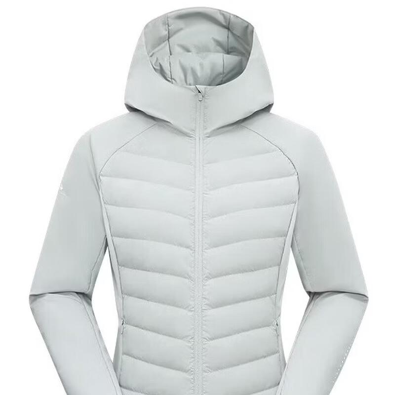 Pioneer Camp Women's Spliced Hooded 90% Duck Down Waist-Cinching Jacket