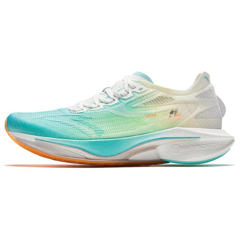 Anta MACH 4.0 Cushioning Slip Resistant Rebound Low top ANTA Nitrogen Technology Midsole Training Running Shoes Sneakers 112425584-1 40 синий