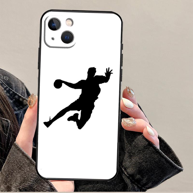 Handball Handballer Phone Case For iPhone 17 Pro Max 11 14 15 16 Pro Max 12 13 Mini 16 Plus 16e 17 Air Cover
