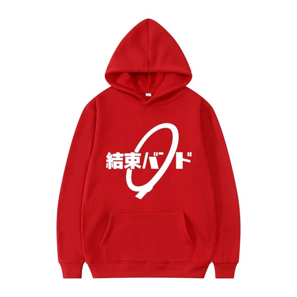 New Anime Bocchi The Rock Hoodies Graphic Print Unisex Women Hip Hop Hoodie Hooded Sweatshirts Pullovers Unisex Tracksuit Clothing