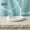 Ocean Art Table Tray Nautilus Storage for Living Room Bedroom Entryway Theme Desktop Organizer Handmade Feel Desk Decor Jewelry Keys Coins,