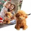 20cm Large Highland Cow Cuddly Soft Toy - Plush Scottish Scotland Cow Gift Idea New 26-27s