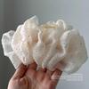 Summer Sweet Mesh Tulle Big Bow Hair Claw Clips For Women Solid Colours Elegant Bowknot Ponytail Clip New Headdress Accessories