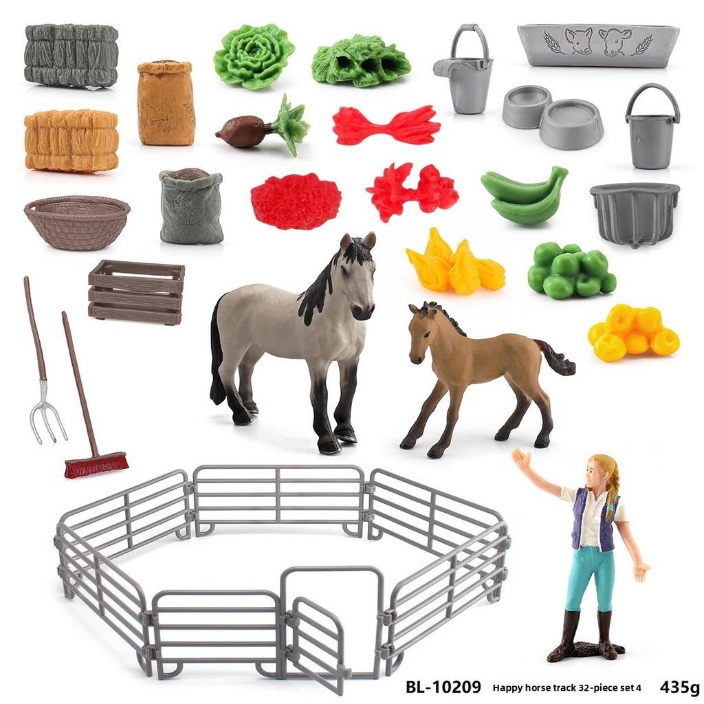 Kids Toy Animal Model Pvc Farm Scene Decor For Children Playroom Playset