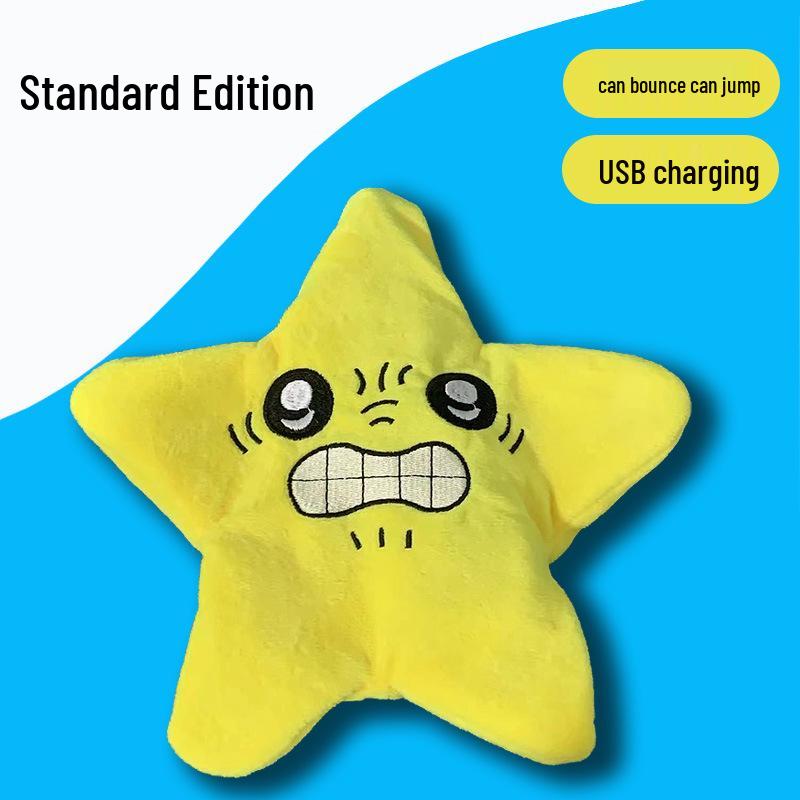 Moving Star Usagi Plush Keychain: Shooting Star Backpack Charm Decoration