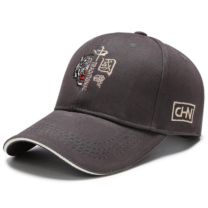 Embroidery Hat Men'S Hat Women'S Spring And Autumn Hat Sun Hat Outdoor Sports Hat Duck Tongue Fashion Guochao Baseball Cap