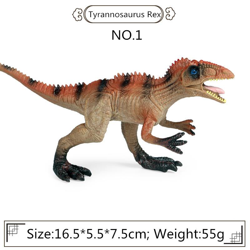Mini Jurassic Dinosaurs Action Figures Simulate Solid Vintage Tyrannosaurus Rex Triceratops Model Toys For Children Xmas Gifts