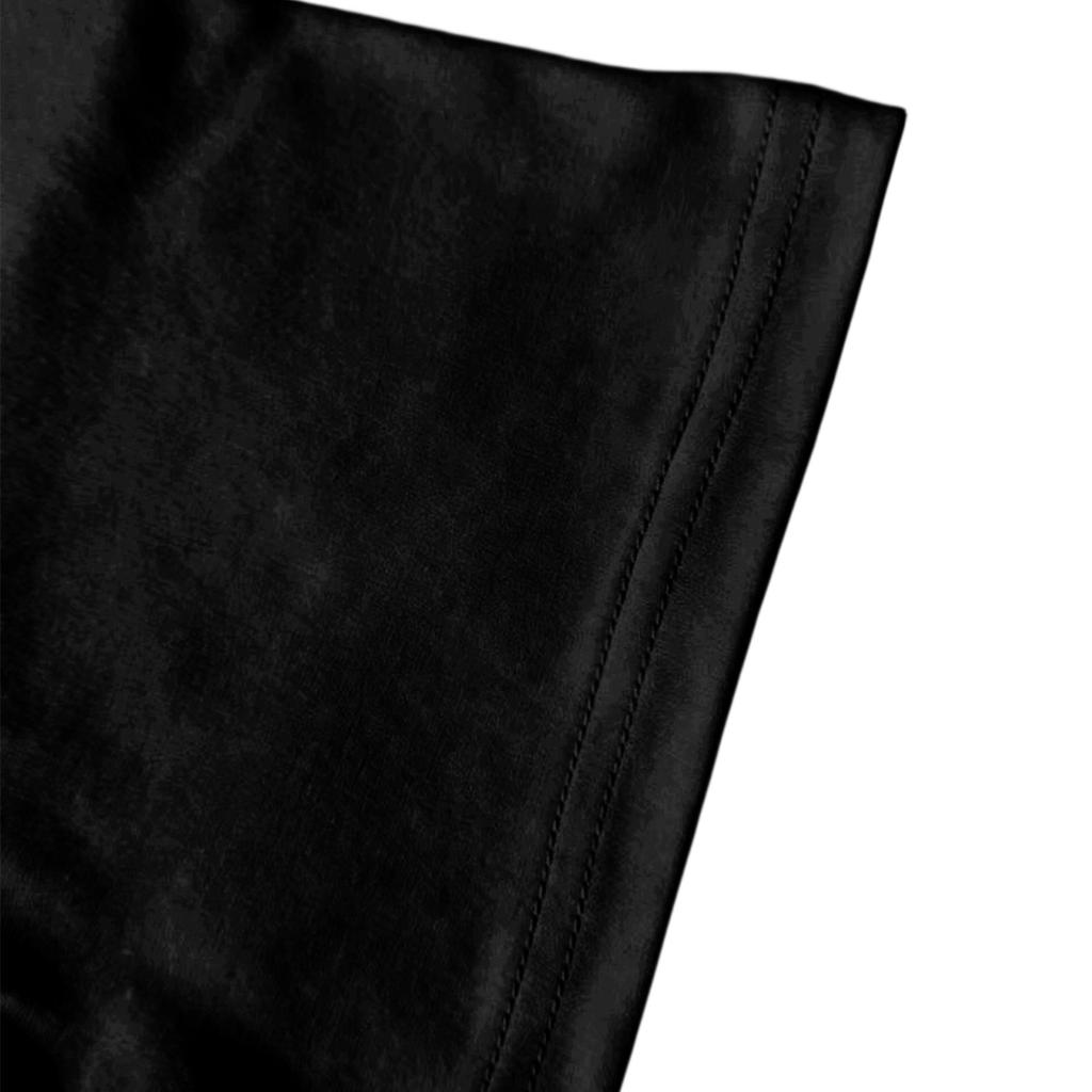 Men's Casual Short Sleeve T Shirt Lightweight Breathable Fabric Drawstring Neck Summer Top