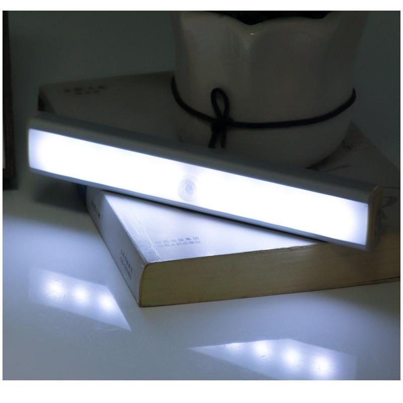 Motion Sensor Led Night Light Battery With Magnetic Strip For Corridor Bedroom