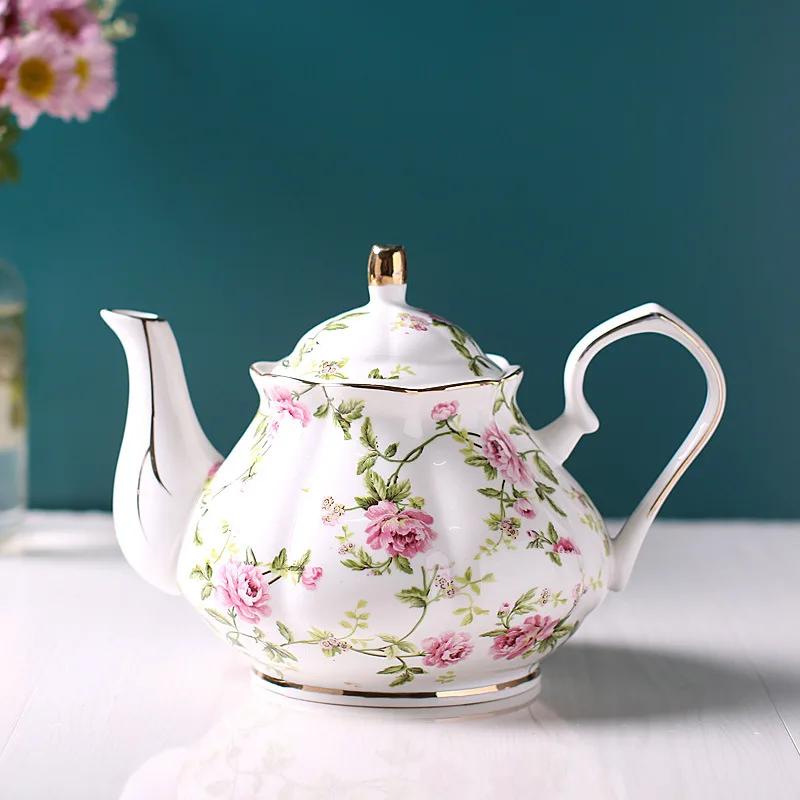 European Coffee Cup Set Female Small Luxury Household Simple Elegant Lovely Small Fresh Ceramic Flower Tea Cup