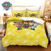 Anime Cute Dog Puppy Duvet Cover Paw Patrol Bedding Set Quilt Comforter Pillow Case Bedclothes Children Kid Boy Bed Bedroom Set