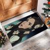 Soft Crystal Velvet Floor Rug,Lana Del Rey Anti Slip Decorative Carpet, Plush Area Mat For Indoor Home Decoration