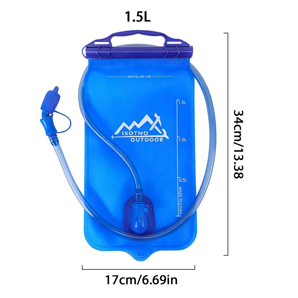 Hydration Pack Water Bladder 1.5L/2L Large Opening Pack Lightweight Storage Bag Camping Gear for Outdoor Biking Camping Hunting