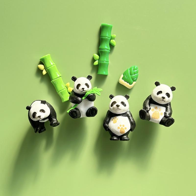 Chengdu Giant Panda 3D Fridge Magnet - Cute Cultural Tourism Souvenir