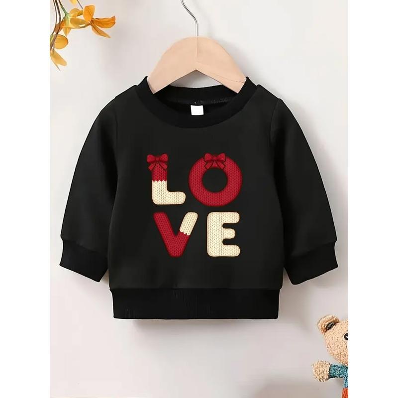 European sizes Cute and Fun Printed Pattern, Thin and Versatile Comfortable Round Neck Hoodie for 0-3 Year Old Kids , Suitable for Outdoor Wear