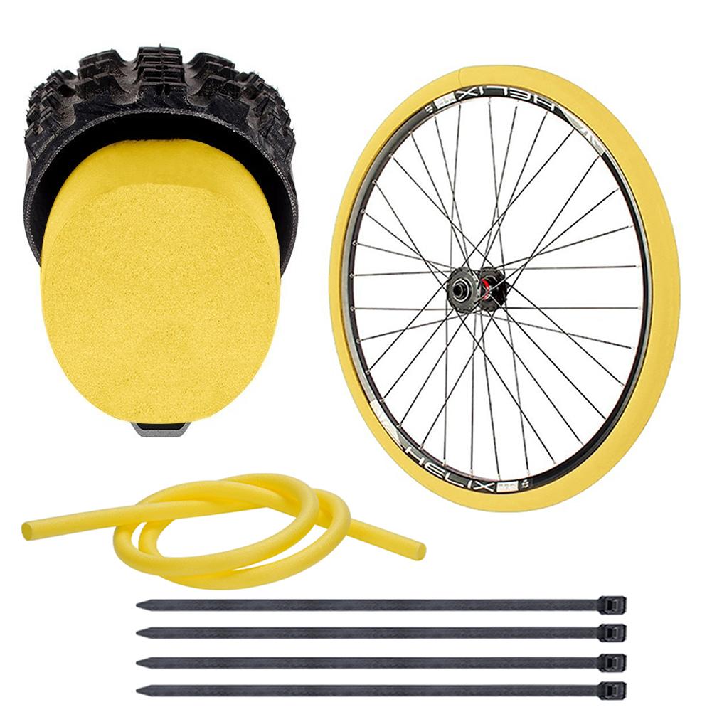 Bicycle Tire Inserts Prevent Injury Bike Puncture Proof Protector Liner Sponge Bike Tire Inner Tube Pad for Outdoor Riding
