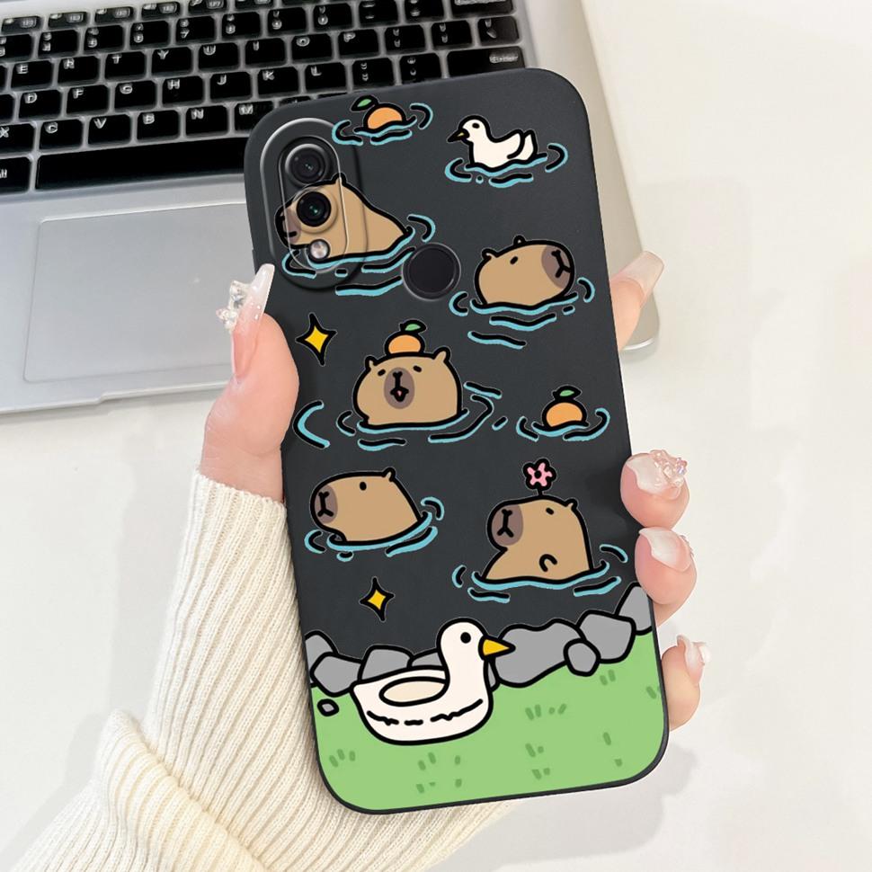 For Xiaomi Redmi Note 7 Case 2019 Lovely Cartoon Painting Back Cover Soft Slim Phone Case For Redmi Note 7 Note7 Bumper 6.3"