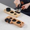 Convenient Coffeeware Portafilter Tamper Stand Wooden Tamper Mat Presser Holder  Home