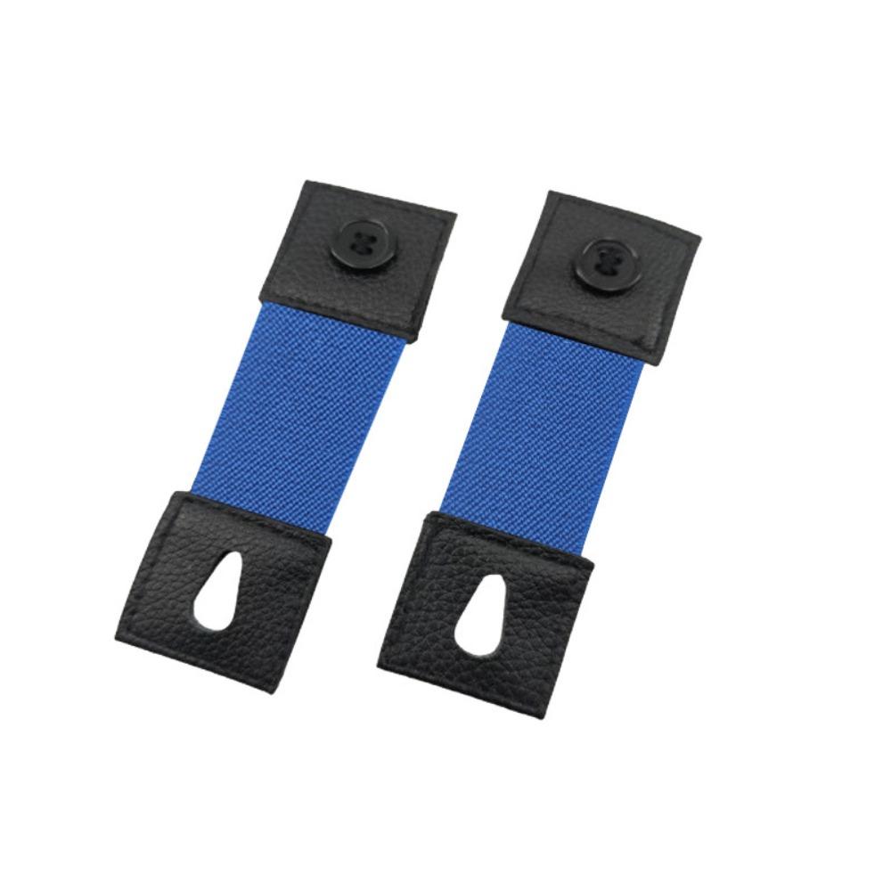 2Pcs Elastic Women Men Shirt Cuff Holders Adjustable Arm Cuffs Bands Extension Button  Accessories