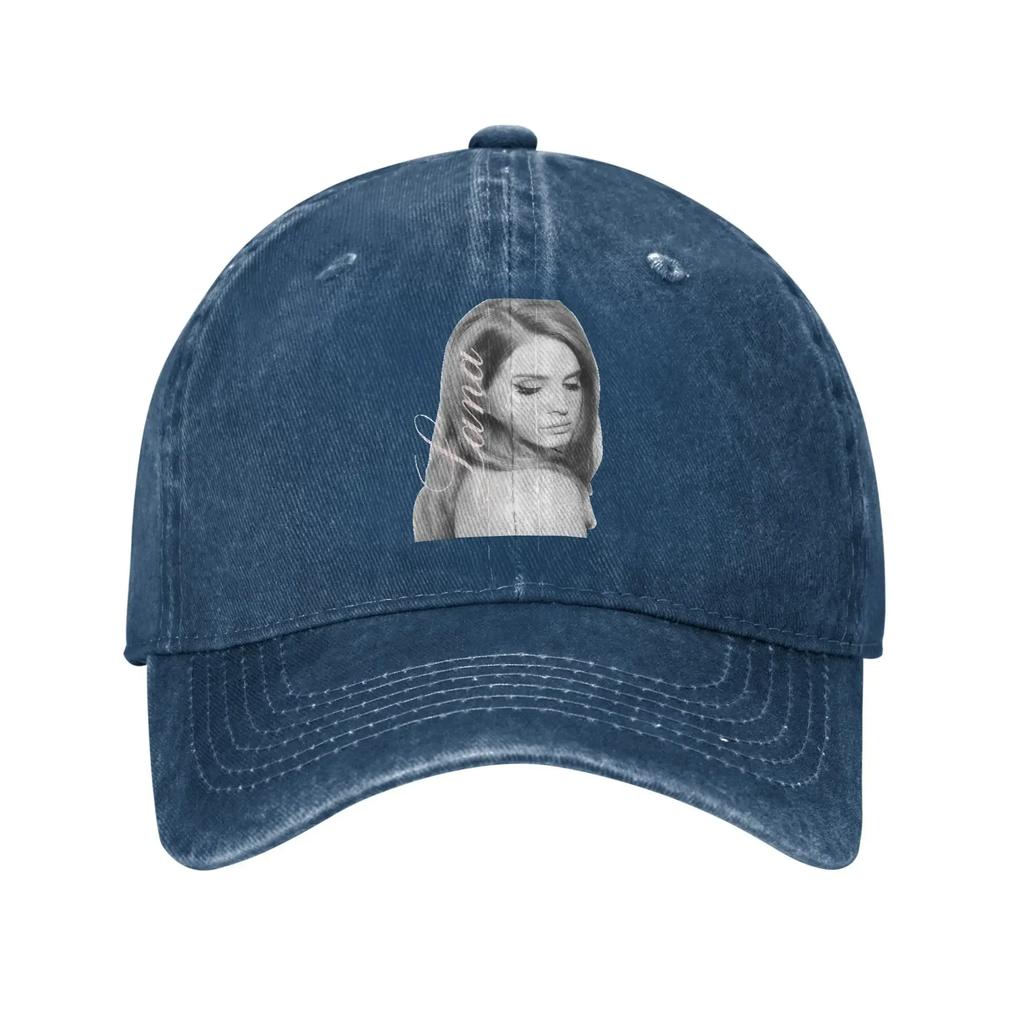 Lana Del Rey Baseball Cap Sun  Hiking Fishing Adjustable Washed Hip Hop Hats Female Male Y2k Funny Print Snapback Cap