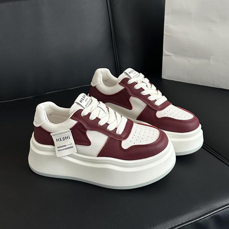 

Thick-soled little white shoes women s summer 2025 new models, the popularity increases, spring women s shoes casual shoes sports shoes women s shoe 40 красный