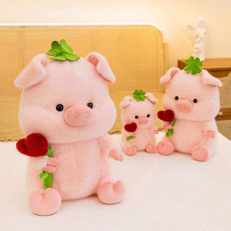 Super Cute Pig Plush Toy Girl Birthday Gift Wedding Sprinkler Doll Machine Confession Doll