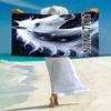 1PC Custom Name Celestial Horse Dreams Beach Towel Highly Absorbent And Sand-Resistant Towel for Swimming, Pool, Yoga, And Travel Lightweight