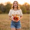 Dames Casual Halloween Print Pullover T-shirt