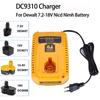 DC9310 Fast Charger Replace for DEWALT 18 V Battery Compatible with Dewalt 7.2V-18V Battery DC9098 DC9096 DC9091 DE9057 DW9072