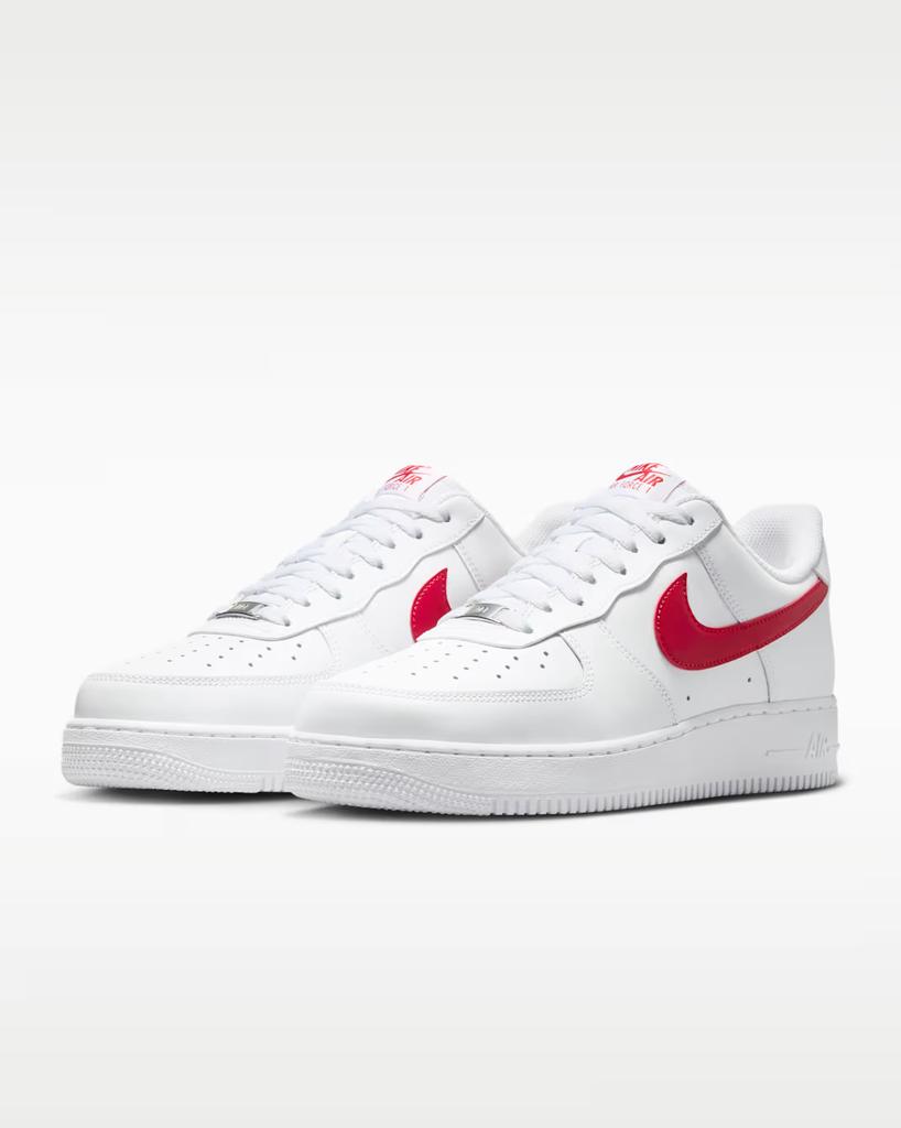 FJ4146-133 Nike Air Force 1 '07 "White/University Red" (Men's)