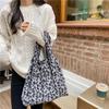 1 Autumn and winter leopard print corduroy shoulder canvas bag shopping bag women's bag