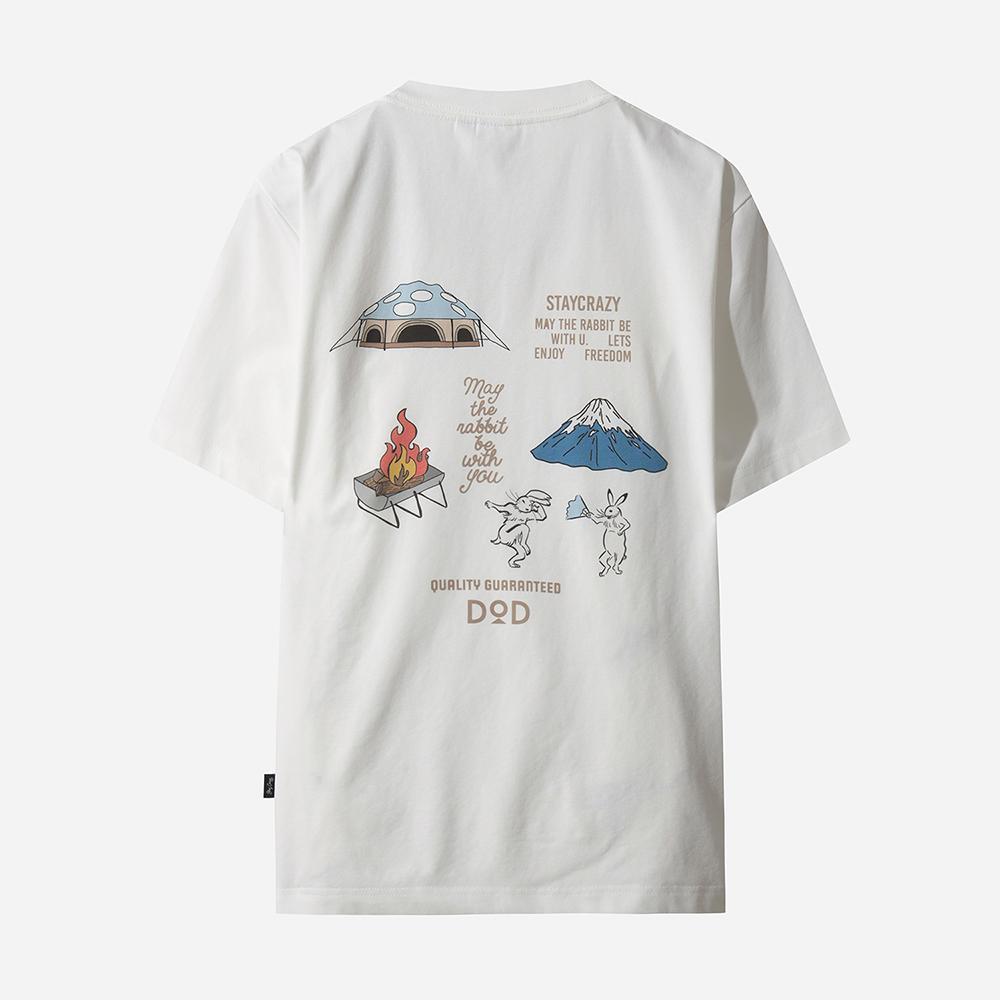 DOD Sorona Graphic Short Sleeve T-Shirt (Off White 2)