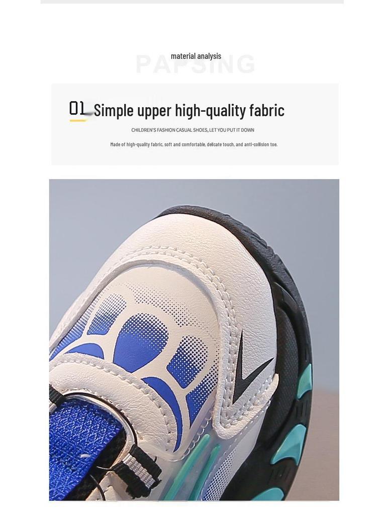 Boys' Winter Fleece-Lined Cotton Basketball Shoes – 2025 Edition