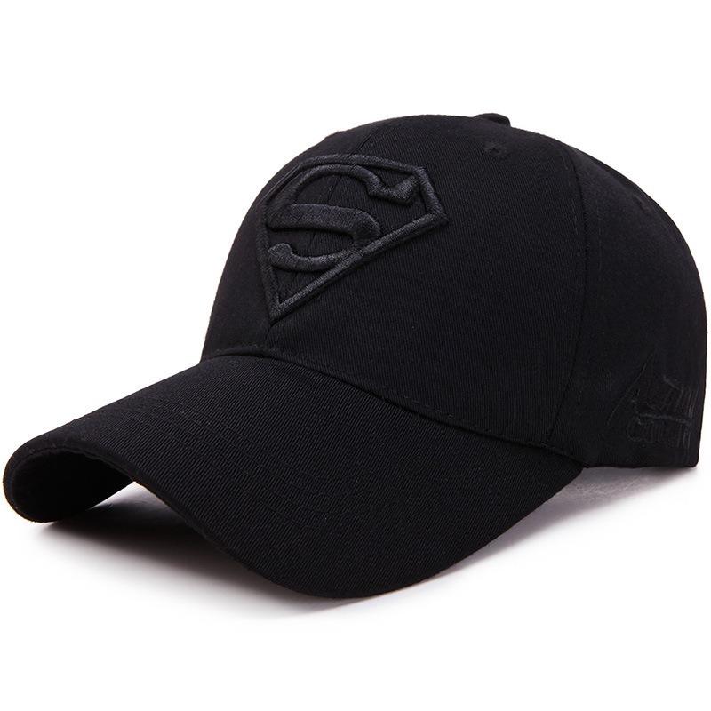 Street superhero embroidered duckbill cap with adjustable sun visor accessories, fashionable hip-hop fashion baseball cap