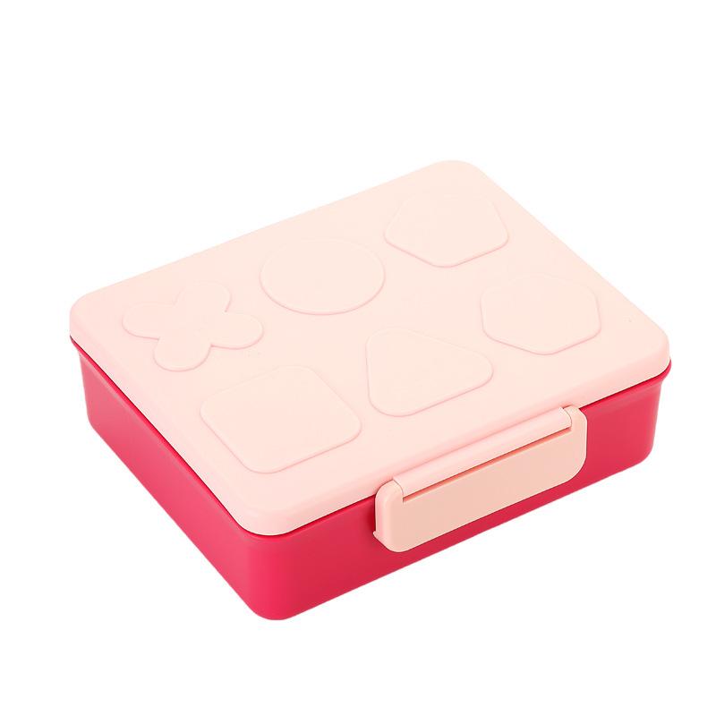 Children’s Building Blocks Bento Lunch Box — Portable, Sealed, with Movable Compartments for Fresh Fruit and Snacks