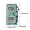 Joshua Tree Landscape Long Zipper Wallet, Large Capacity Card Holder, Unisex Clutch Bag, Fashionable Zipper Coin Purse, Suitable for Daily Use, A
