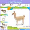 Farm Animal Pvc Figurines Collection For Home Decor With Sheep Alpaca Ram And Goat