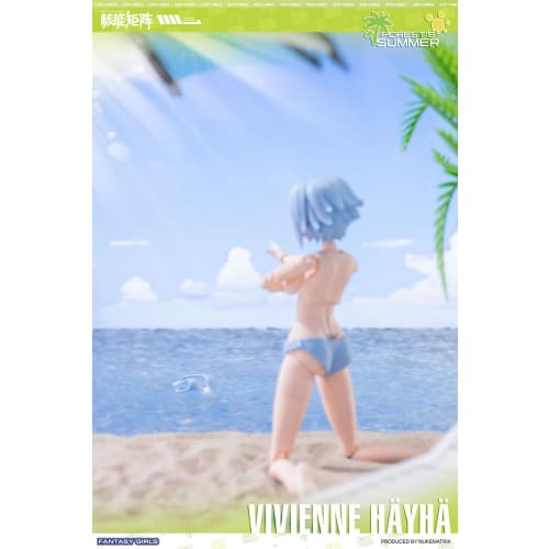 Doyusha NUKE MATRIX FOREST SUMMER FANTASY GIRLS VIVIENNE HAYHA First Limited Edition 1/12 Scale Pre-Colored Plastic Model Kit, Approximately 150mm Tal
