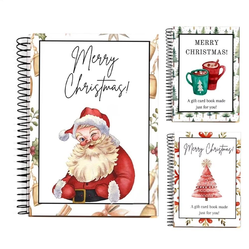 Surprises on Every Page Holiday Gift Card Organizer DIY Xmas Gift Notebook  Home Celebration