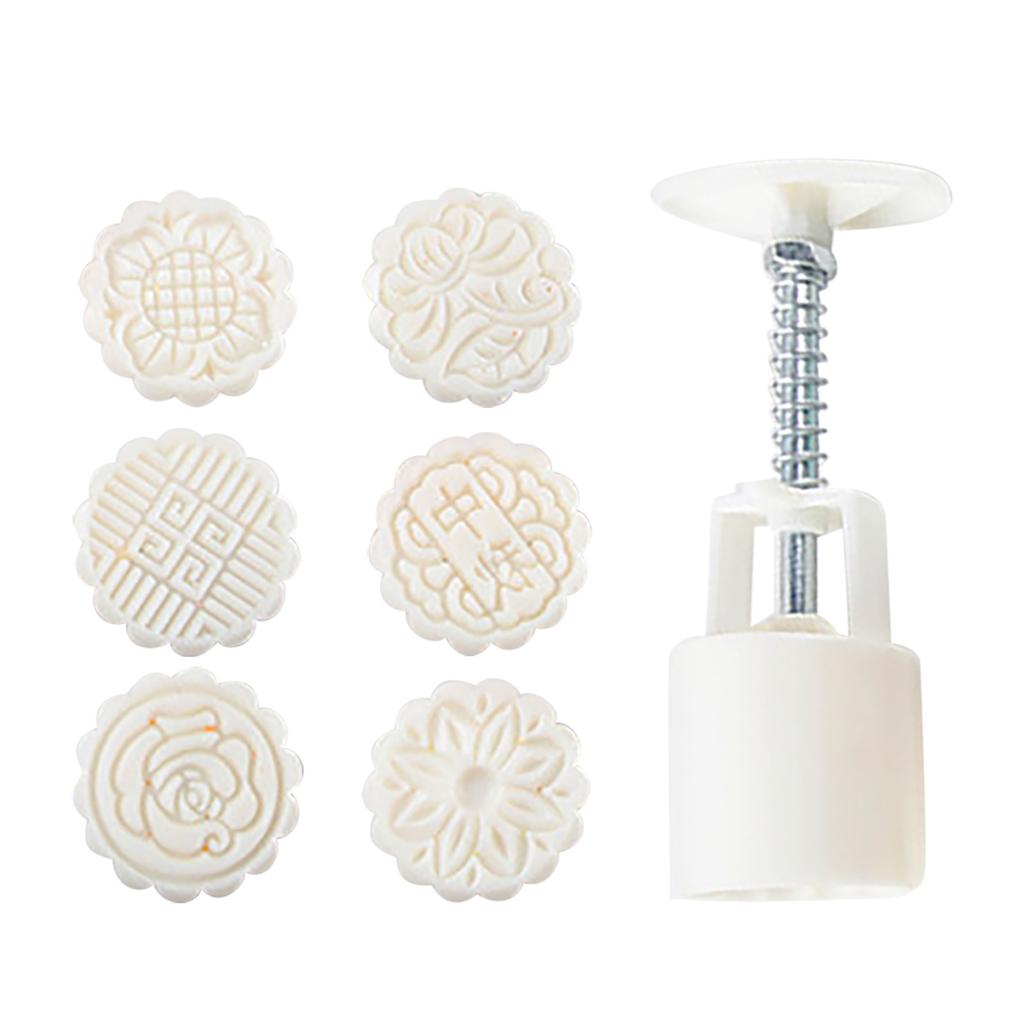 Buy Mooncake Press Molds,Mid Autumn Festival Mooncake Mold Set 50g ...