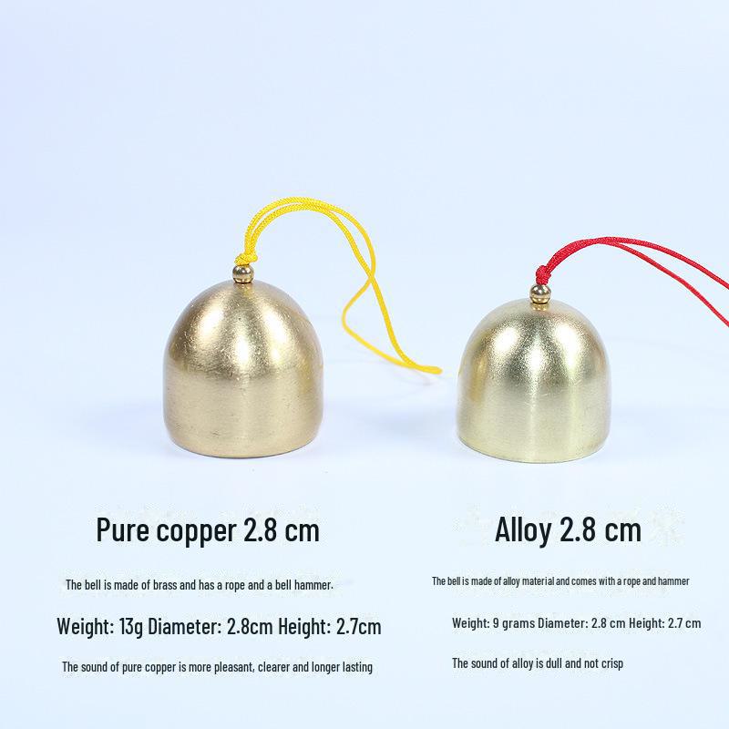 2.8 Brass Mini Bells - DIY Metal Wind Chimes & Christmas Accessories