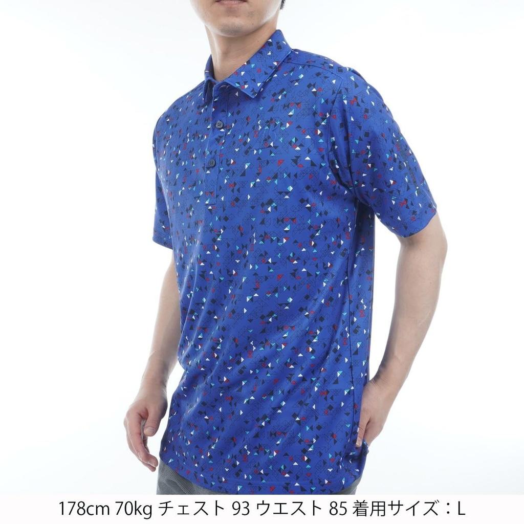 [Bridgestone Golf] Retro Short Sleeve Shirt EGM04A Men's BL