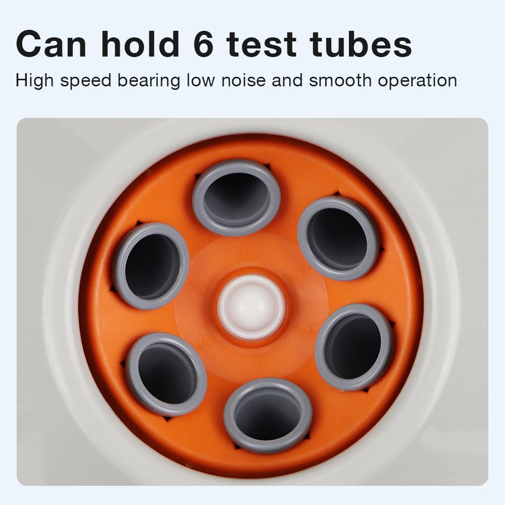 Laboratory Electric Centrifuge Low Speed Adjustable 4000rpm 1790xg 6*10ml Plasma Serum PRP PRF Separate Machine Timed Centrifuge