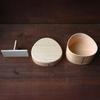 Wakacho Magewappa Bento Box, Small, Natural Wood Rice Ball Bento Box, 15W-A, Capacity: Approx. 400ml