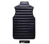 2024 Men's Two-Way Zipper Lightweight White Duck Down Vest - Winter Sports Casual Style