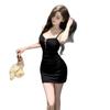 French fishbone lace suspender dress women's summer new pure desire sexy waist thin temperament advanced sense