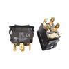 Industrial 6 Pin Rocker Switch 125/250V 20/15A Push Button Switches Arc Pushbutton Switch for Industrial Electric Power