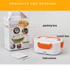 Portable Electric Food Warmer Heater, 12-24V 110/220V Lunch Box For Home Car Use, Food Container Rice Container Dinnerware Sets