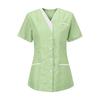 Women's Uniform Quick-drying Fabric Solid Color V-neck Short-sleeved Uniform