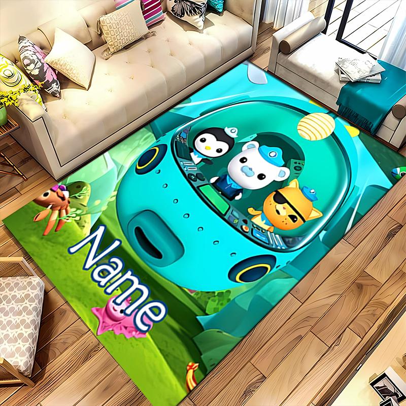 Custom personalization Octonauts Area Rug - Perfect For Kitchen, Bathroom,Laundry Room Decor Large Size Available,Gift All Seasons